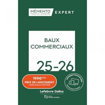 Mémento Baux commerciaux 2025 2026