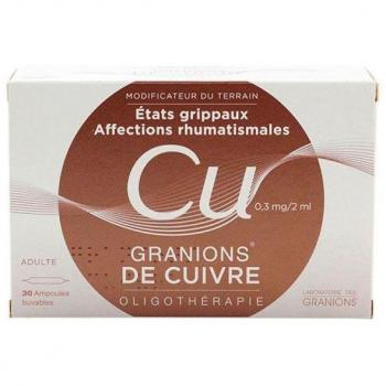 Cuivre 0,3 mg / 2ml solution buvable