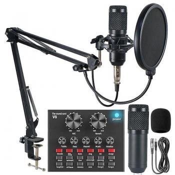 **V8 Studio Mic & Sound Card