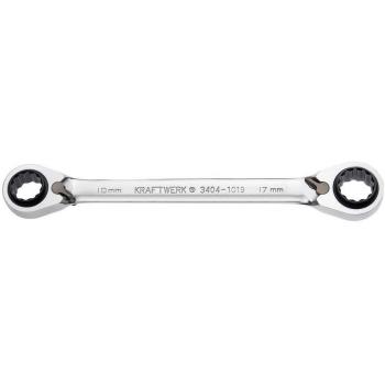 Clé à cliquet 4 en 1 Kraftwerk 10 × 13 mm et 17 × 19 mm
