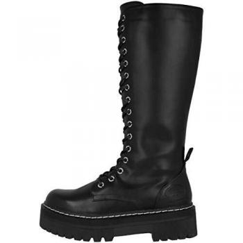 Dockers by Gerli Black Lace-Up Ankle Boots
