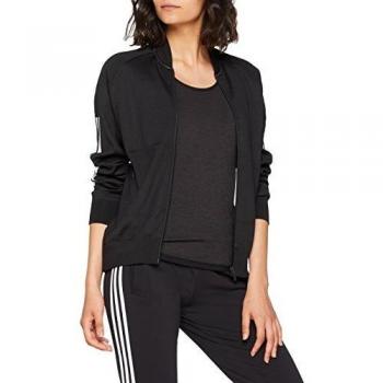 Adidas Damen Jacke ID Knit Bomer, Schwarz, XS, CF0334