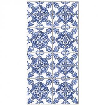 Tapis Vinyle Ciment Bleu Cordoue 60×250 cm