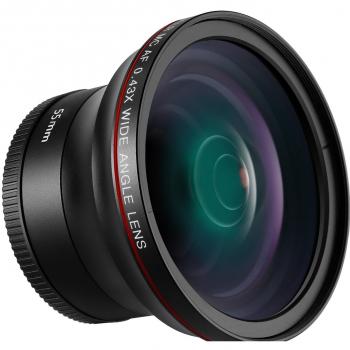 Objectif grand angle macro Neewer 55mm 0,43x pour Sony A99