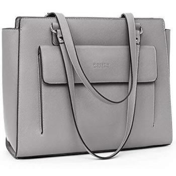 FIGESTIN 14” Women’s Grey Laptop and Purses Bag