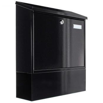 Steel Villa 164 Mailbox, Integrated Newspaper Rack – Anthracite