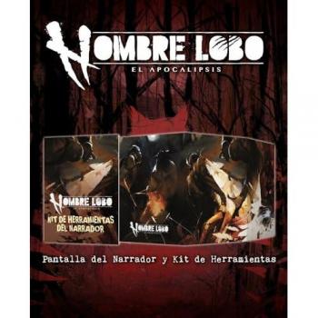 Juego de mesa hombre lobo 5ª pantalla del narrador y kit de herramientas