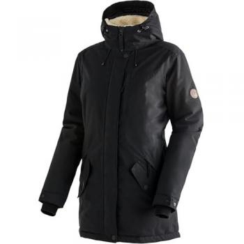 Maier Sports Funktionsparka „Katrine“ – Damen, Gr. 36, schwarz, lange Ärmel, 100 % Polyester