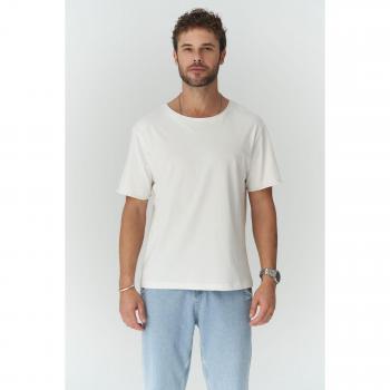 T-shirt Ecru L Uomo Pierce