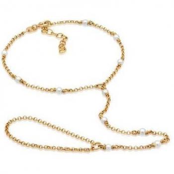 Gioiello a Più Livelli in Argento 925 con Globetti e Accessori Manica Donna