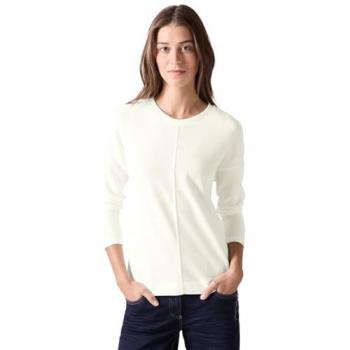 Cecil Damen Langarmshirt Ottoman-Struktur