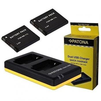 Kit de baterías y cargador para Canon IXUS 160 y IXUS 170