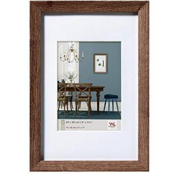 Walther Design EF030N Fiorito Holzrahmen 20x30 cm, Nussbaum