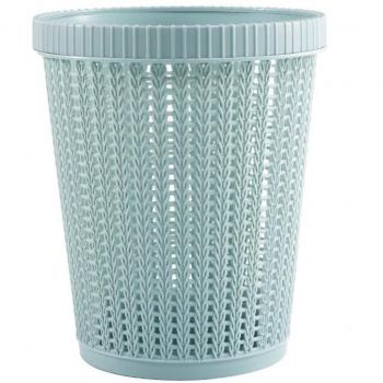Garbage Bag Plastic Rattan-Like Trash Can