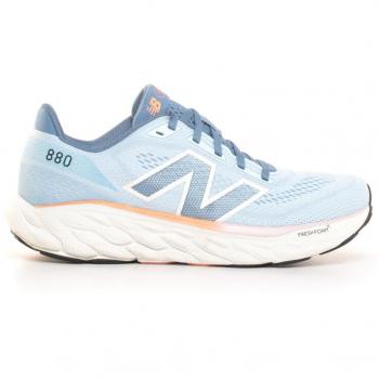 Zapatillas New Balance Fresh Foam X 880 V14 Femenino Naranja y Azul Claro
