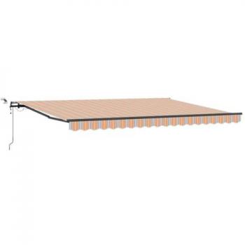 Auvent VidaXL avec Éclairage LED Multicolore 450x300 cm