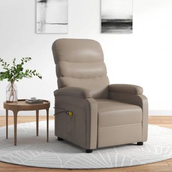 Gezondheidsbank Elektrische Massagefuncties, Kunstleer, Cappuccino