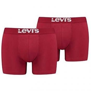 Levi's Men's Fiery Red Classic Boxer Brief 4-Pack, Size M
