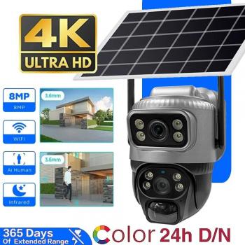 SicurezzaCasa 8MP 4K PTZ 4G Wireless
