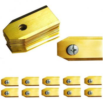 0.75MM Titanium Coated Stainless Steel Replacement Blades for Husqvarna Automower (30/45/90 pcs)