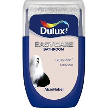 Dulux Easycare Bathroom Tester Paint, Blush Pink, 30ml