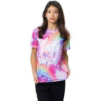 T-shirt Licorne Pailleté Arc-en-Ciel pour Jeunes Filles