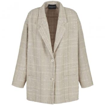 Blazer Emporio Armani Donna Taglia 42 colore Naturale