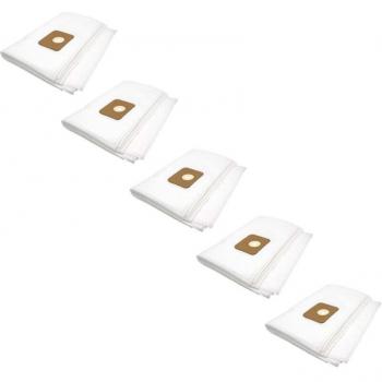 Vhbw 50-Pack Microfleece Dust Bags for Nilfisk