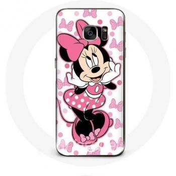 Pink Minnie Mouse Cartoon Case for Samsung Galaxy S6