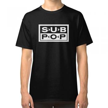 Camiseta Negra Sub Pop 38 RockShark M
