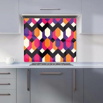 Heat Resistant Toughened Glass Kitchen Splashback