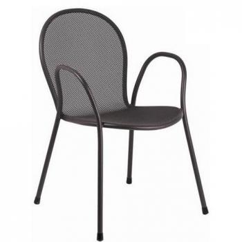 Poltroncina da giardino Ronda EMU in ferro antico