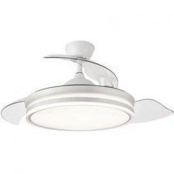 Ventilador de Techo Cosmos 3 Aspas Retráctiles con Luz LED