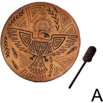 Instrumento musical de chamán vegano de 10 pulgadas
