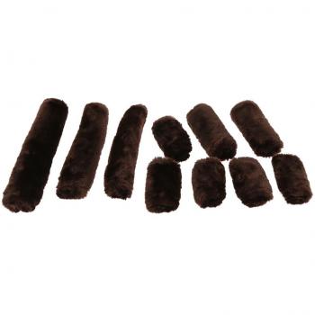 Equitheme Teddy Collar Set – Brown (Cob)