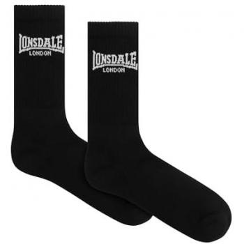 Chaussettes Lonsdale Unisex (6 paires) Noires 39-42