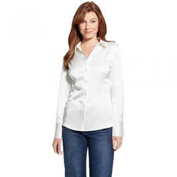 Camicia Satinata Slim Fit