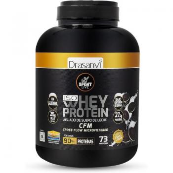 Drasanvi 2,2 kg Protéine de Lactosérum Goût Biscuits et Crème