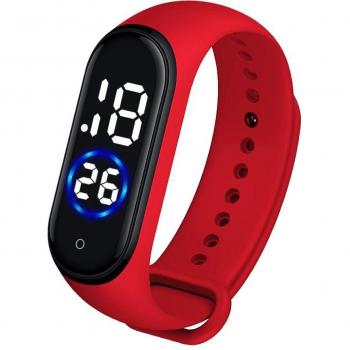 Basic Women’s and Men’s Digital LED Sports Watch with Silicone Strap