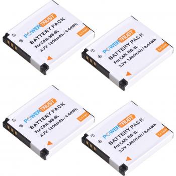 Canon NB‑8L Dual Battery and Charger Pack (Compatible with CB‑2LA, A2200, A3000, A3100, A3200, A3300)