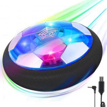 Exsha Balle Hover Soccer pour enfants – rechargeable, LEDs colorées, protecteur en mousse