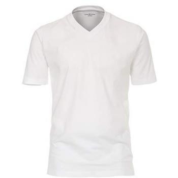 CASAMODA T-Shirt Uni-Farben Doppelpack