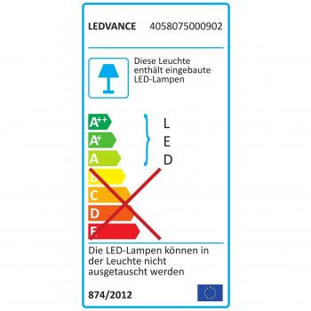 LEDVANCE Feuchtigkeitsresistente LED Lampe 120 cm – 21 W – 180° – Kaltweiß (4000 K) – IP65