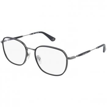 Police SPLF61-55U28P Black and Brown Polarized Sunglasses