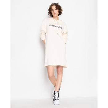 Vestido sudadera con capucha Armani Exchange para mujer