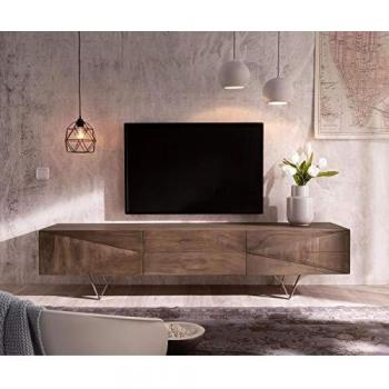 Akazie Braun Fernsehtisch Wyatt 175 cm 2 Türen 1 Klappe Design