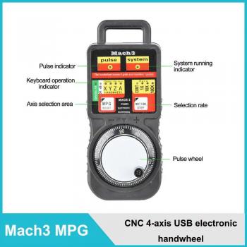 Volante Digital 4 Ejes – USB, Manual, Pulsos Integrados