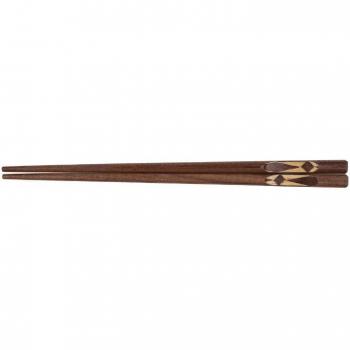 Elegant Black Walnut Spoon and Chopsticks Duo