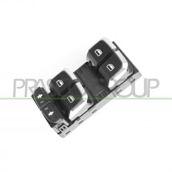 Elevador de Vidro Prasco AD038WS04 com Interruptor Integrado