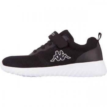 Kappa Jungen Sneakers, Schwarz-Weiß Design